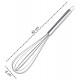 Batedor Manual Fouet 40cm Profissional Aço Inox